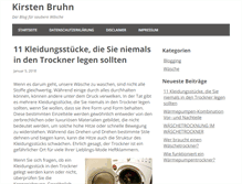 Tablet Screenshot of kirsten-bruhn.de